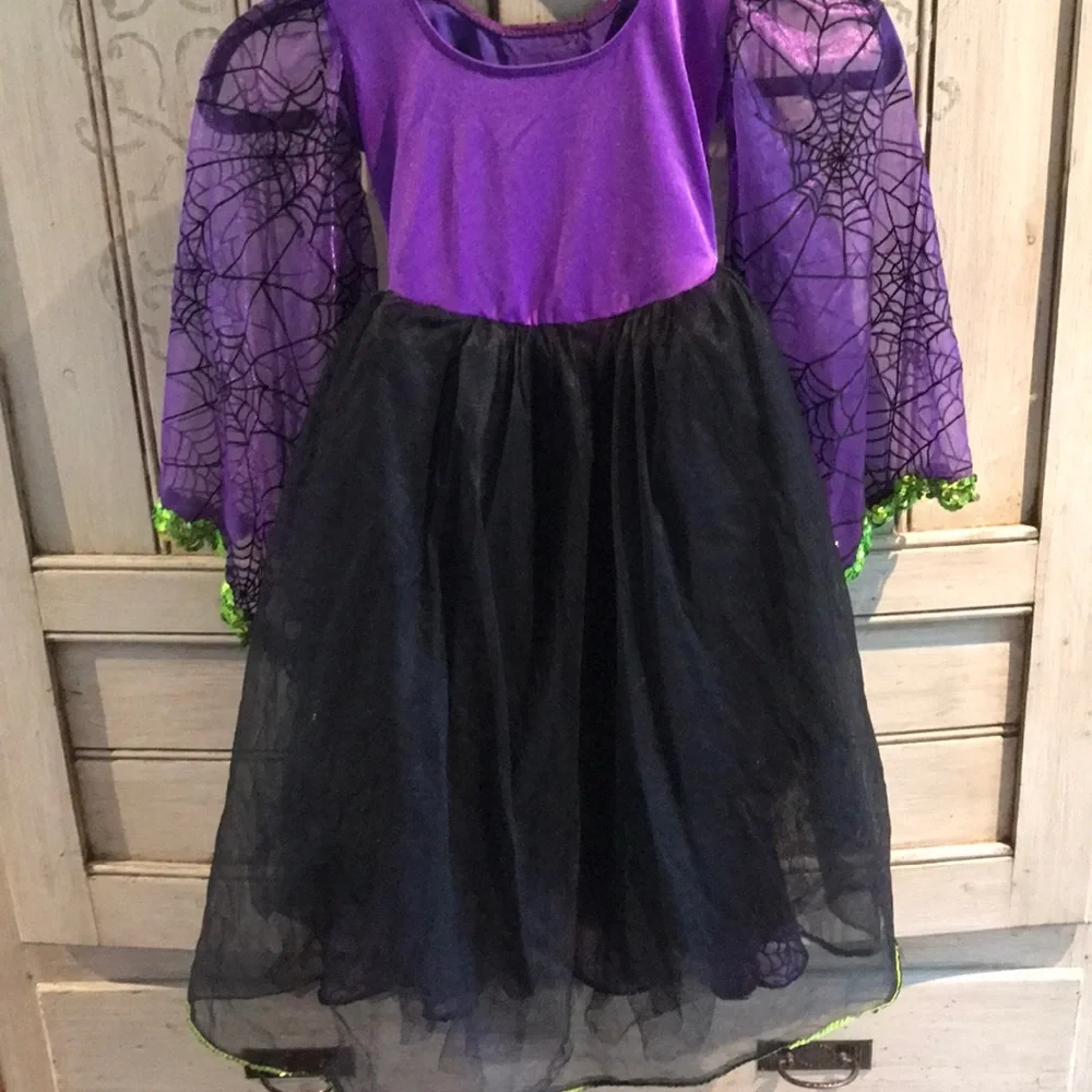 Halloween witch costume. Exquisite detailing!